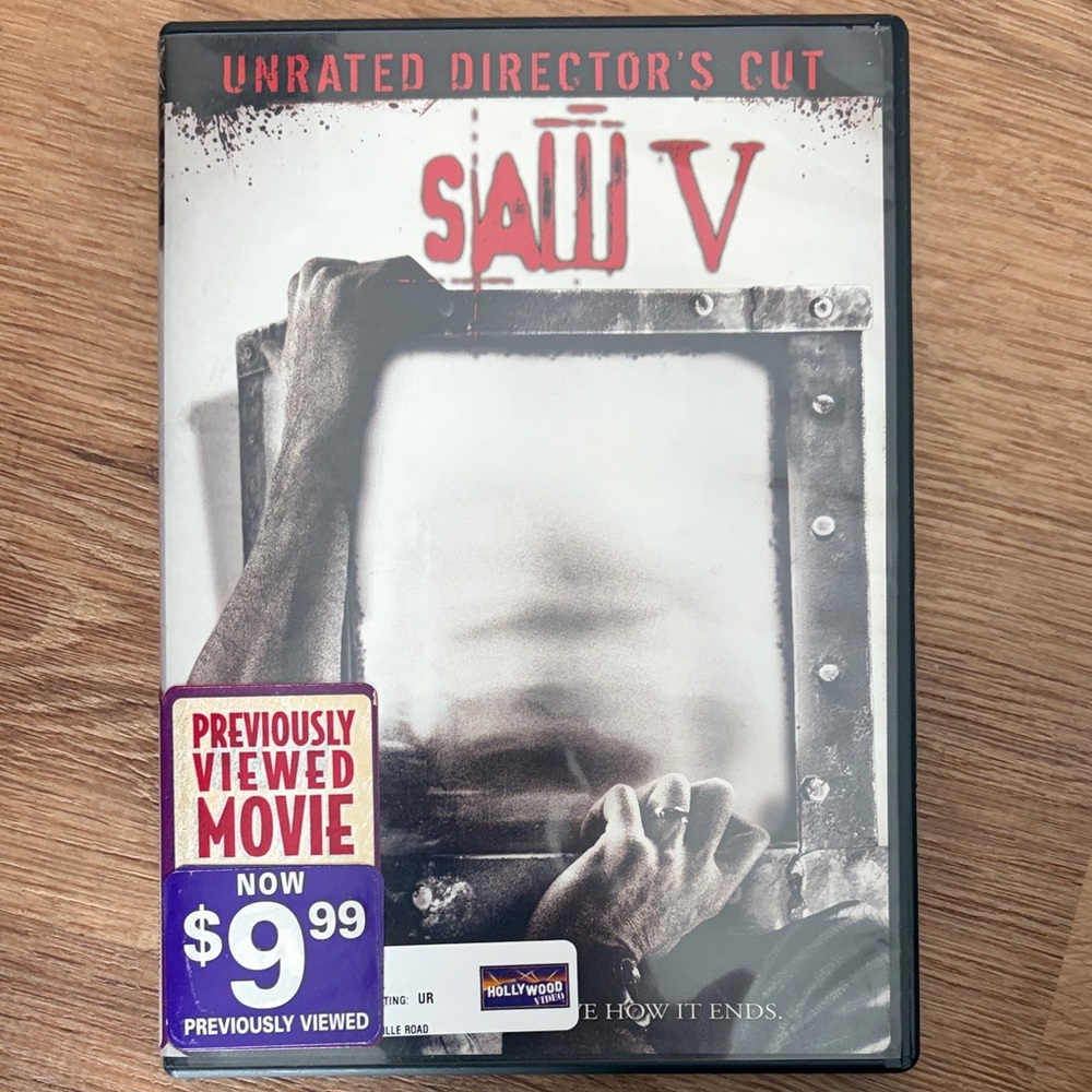 Saw V Unrated Director's Cut DVD